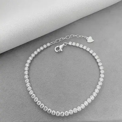 PULSEIRA RIVIERA REDONDA 3MM EXTENSOR